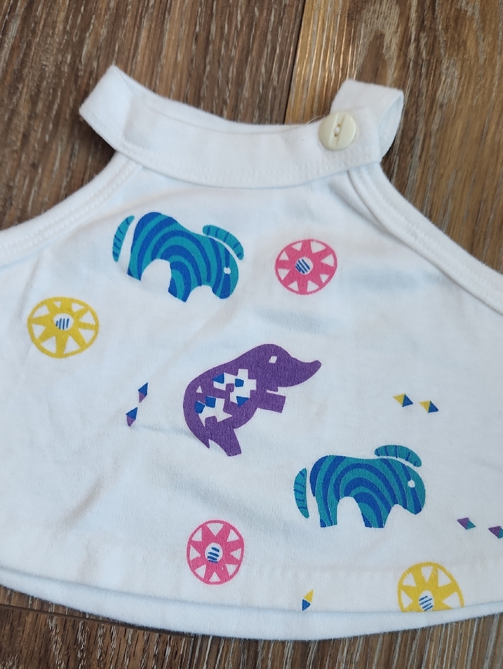 Vintage Stone Apparel Kids Elephant Sleeveless Tee Blue Purple Green Yellow Pink - Picture 2 of 9
